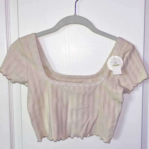 NWT OFFLINE By Aerie OG Groove Crop Tee Size XS - Picture 5 of 7